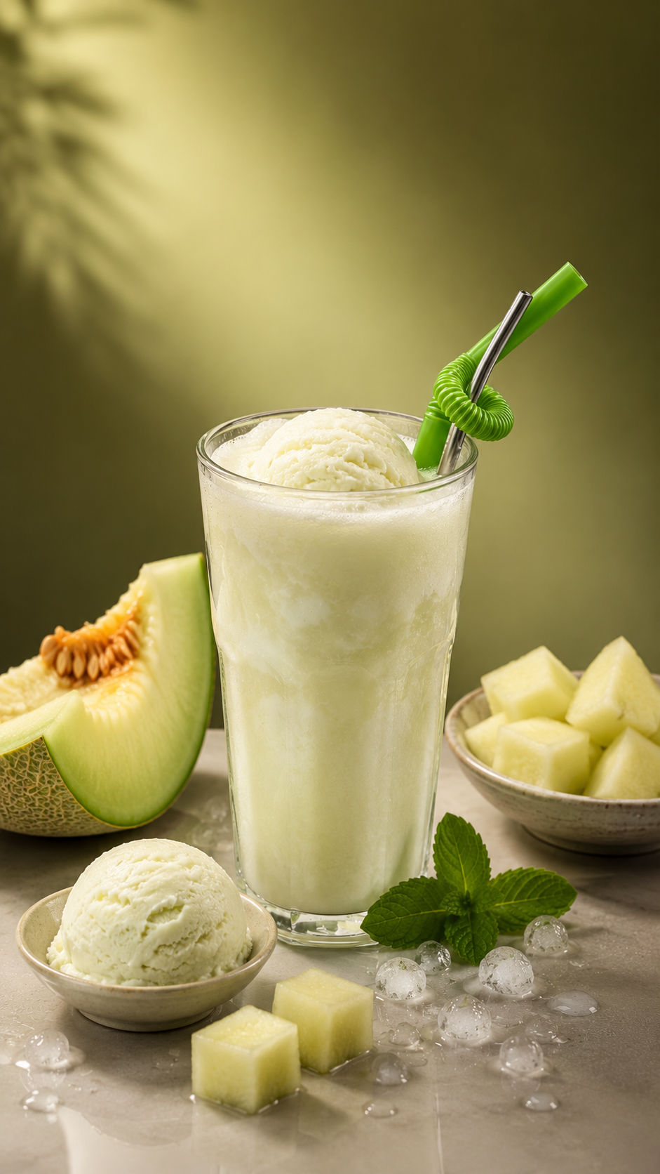 آب طالبی بستنی